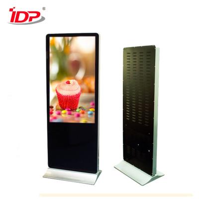 China 4K Embedded Android Digital Signage Kiosk Stand Alone 55 Inch Interactive Totem Standing Display for sale