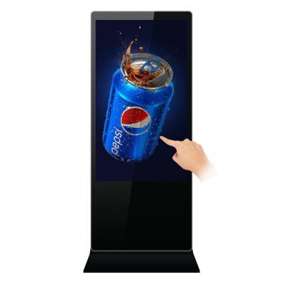 China IDP Electronics 4k Interactive Digital Display Kiosk 55 Inch Freestanding Digital Signage Companies for sale