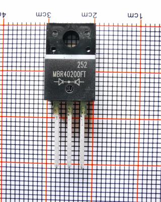 China High Quality Good Price MBR40200FT TO-220F-3L 40A 200V  Schottky Diode MBR4040FT THRU MBR40200FT Manufacturer for sale