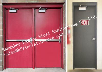 China Residential Steel Fire Resistant Industrial Garage Doors With Remote Control for sale