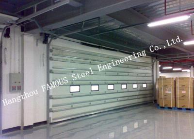 China Vertically Opening Transparent Industrial Garage Doors With Flexible Curtain Shutter Doors for sale
