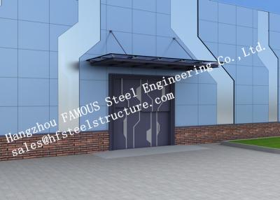 China Automatic Glass Sectional Industrial Garage Doors Steel Buildings Kits Superior Weather Resistance for sale