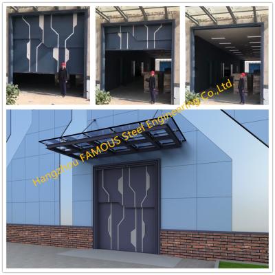 China Sectional Steel Lift Door Vertical Panel Lifting Industrial Sectional Door For Garage Use for sale