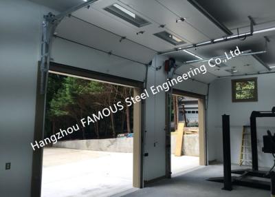 China Fast Action Metal Lifting Doors With Slide Running Design Up Rising Commercial Track Doors for sale