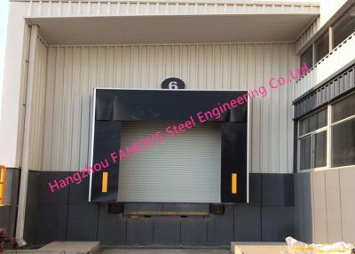 China Mechanical Retractable Inflatable Loading Dock Doors Seals Polyester Fabric Door Shelter for sale