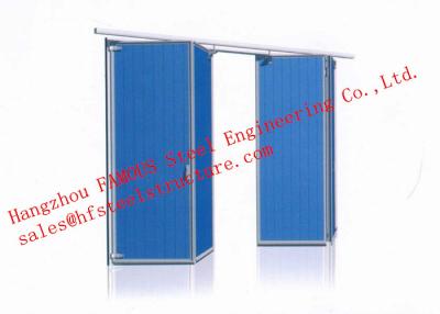 China Surface Painted Fireproof Industrial Folding Doors With Remote Operation for sale