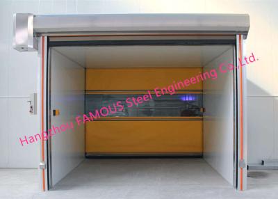 China PVC Fabric High Speed Lifting Doors With Radar Sensors Vertical Rising Door With CE Certification for sale