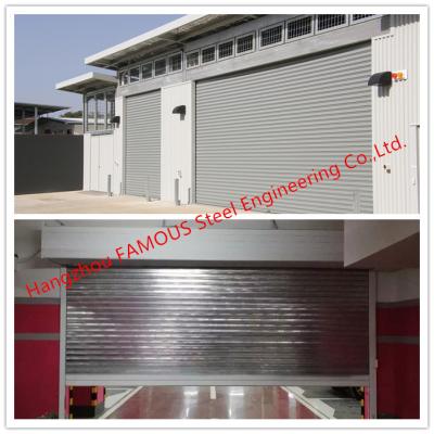 China Fire Prevention Motorized Steel Sliding Doors With American Standard Industrial Folding Door for sale