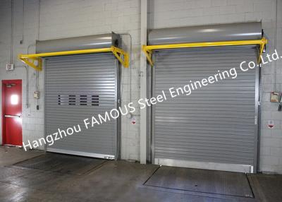 China Light Duty Industrial Roll Up Doors High Speed Rigid Rolling Doors With Low Maintenance for sale