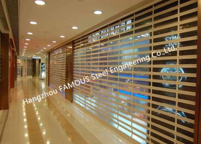 China Motorized Crystal Clear Commercial Rolling Doors Polycarbonate Overhead Doors For Sale for sale