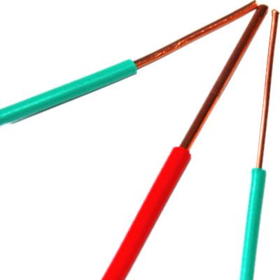 China 450/750v Bv H05v-u H07v-r Single Core Multi Strand Wire , 2.5mm2 4mm2 Underground Copper Wire for sale