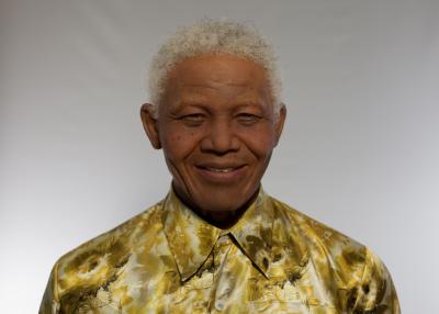 China Silicone And Resin South Africa Nelson Mandela Wax Figure For Museum for sale