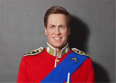 China Popular United Kingdom Celeb Wax Figures Mannequin Of Prince William Britain for sale