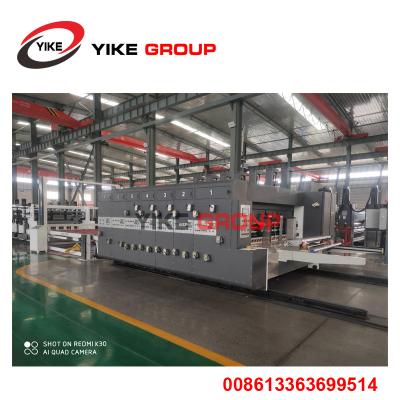 China Economic Flexo Printer Slotter Die Cutter Machine For Pizza Box 50mm Wall Board for sale