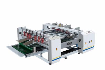 China Double Pieces Folder Gluer Machine For Making Carton Boxes for sale