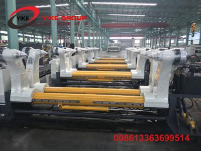 Cina Linea di produzione automatica del cartone ondulato di 3 pieghe supporto di rotolo di mulino idraulico in vendita