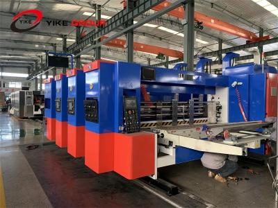 China 1224 4 Color Flexo Printer Slotter Machine Die Cutter Stacker for sale