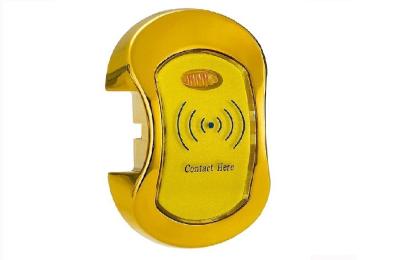 China Gold Color RF Wristband Card  Electronic Cabinet Lock for Water Park Gym Locker for sale