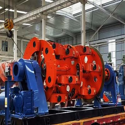China Cable Armouring Planetary Stranding Machine For Pay Off Reels Dia 250 Mm To 800 Mm for sale