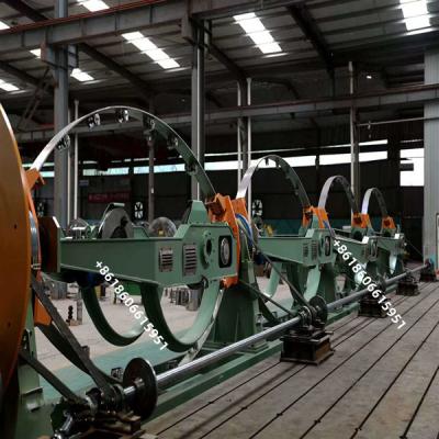 China Bow Twister Lay Up Tubular Wire Stranding Machine For 1250mm Steel Wires for sale