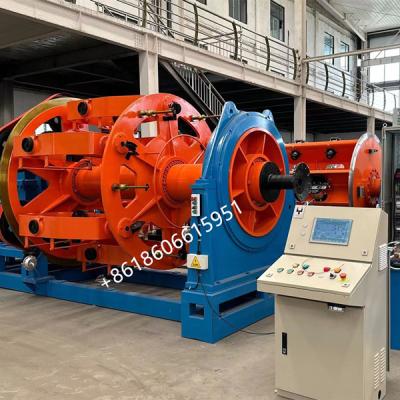 China Cable Making Bobbin Planetary Stranding Machine Disc Type Wire Rope Twisting for sale
