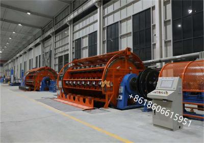 China Rigid Type Flat Steel Wire Armoured Cable Machine 72 Bobbin for sale