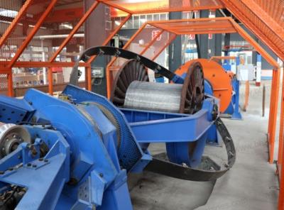 China Bow Power Cable Machine , Wire Buncher Machine With Yaskawa Motor for sale
