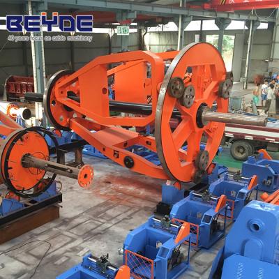 China Electric Cable Manufacturing Machinery 28 Rpm Cage Speed Metal Material for sale