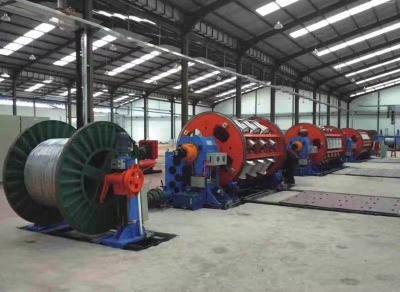 China Horizontal Load Copper Wire Twisting Machine / Electric Wire Manufacturing Machine 500 1+6+12+18 for sale