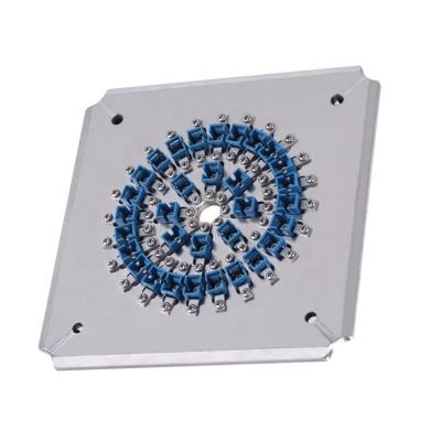 China 32 Port SC / PC Connector Fiber Optic Polishing Plate Stainless Steel S136 for sale