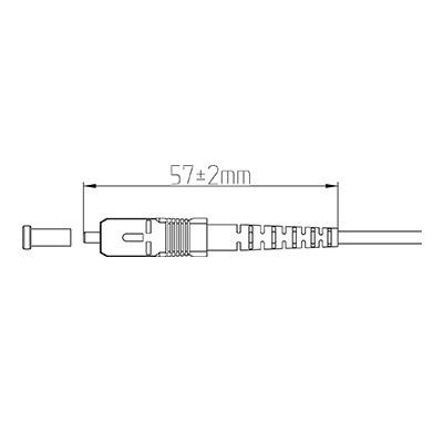 Cina Connettori blu del cavo di toppa della fibra in vendita