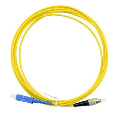 China ROHS Outdoor Fiber Optic Patch Cord Drop Sc To Fc Patch Cord 3.0mm 2m for sale