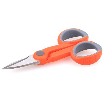 China Orange 14.5cm Fiber Optic Cable Tools Kevlar Cutter For Fiber Pigtail Jumper for sale