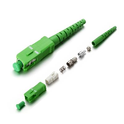 China 1310/1550nm Fiber Optic Connector Kit Strong Compatibility PBT APC Sc Simplex Connector for sale