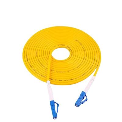 China LC UPC SM Fiber Optic Patch Cord Network Cable 0.9mm/2.0mm/3.0mm Good Exchangeability for sale