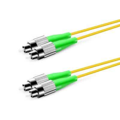 China SM 9/125 Zipcord Simplex Fiber Optic Patch Cord FC APC For FTTH FTTB FTTX Network for sale