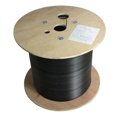 China Mensageiro de aço exterior Wire de FRP, G657 FTTH 2 4 1 cabo de fibra ótica do núcleo à venda