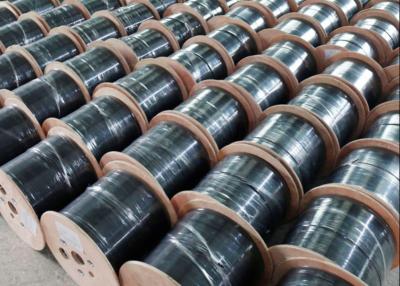 China Mensageiro de aço exterior Wire de FRP, G657 FTTH 2 4 1 cabo de fibra ótica do núcleo à venda