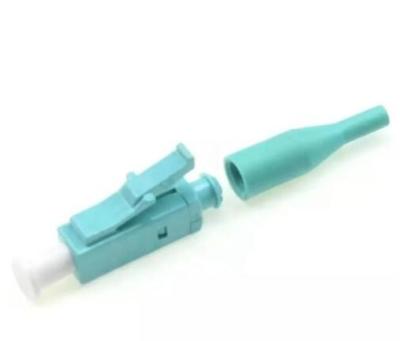 China LC 0.9 Fiber Patch Cord Connectors OM4 OM3 SM MM Low Insertion Loss for sale