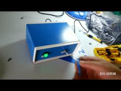 Máquina de adhesivo de raspadora de ferrules de fibra óptica eléctrica eficiente para la fabricación de cordones de parche