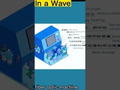 Máquina de desmontaje del cable de fribra óptica del ODM del OEM para la fabricación del cordón de remiendo de la fibra óptica