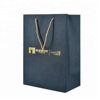 Chine Sac de cadeau de bijoux de papier de ciment de noir de nature d'aperçu gratuit à vendre à vendre