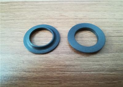 China Oil Resistance Ptfe Seal Gasket , Black Low Friction Washers Non - Flammable for sale