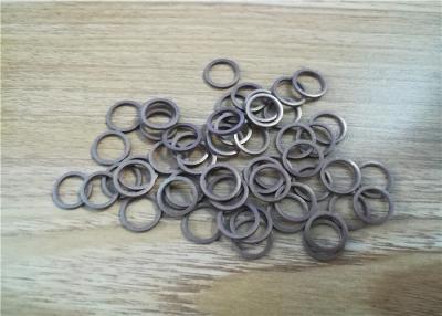 China Customized Coated Flat Metal O Rings , Small Metal Ring Gasket Acid Resistance for sale