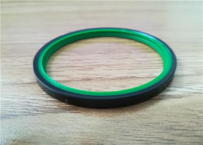 China Double Lip Polyurethane Piston Seals , Green Color Hydraulic Rod Seals for sale