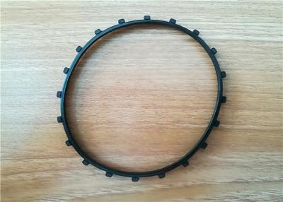 China Los anillos de goma redondos impermeables del silicón crean la junta negra del lacre para requisitos particulares en venta