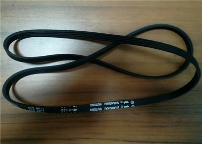 China Smooth Surface Industrial Timing Belts / Black Rubber Flat Transmission Belt for sale