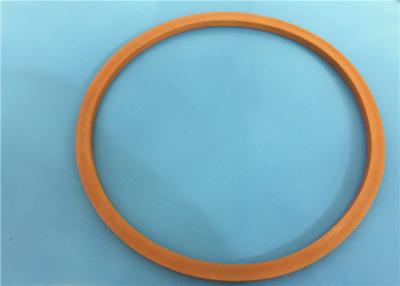 China O plástico selado PTFE moldado parte o anel de Teflon magnético de superfície liso de Brown à venda
