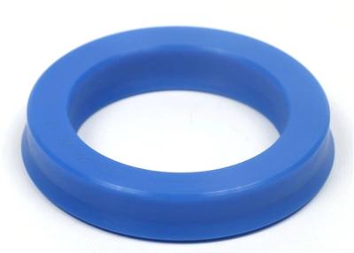 China Blue Hydraulic Rod Seals / Pu Rubber Oil Seal QY Type Oil Resistance for sale