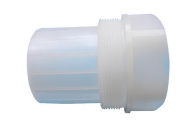 China White Color PVDF Parts PEEK PPS PI PTFE PVDF Plastic Machining Customized Size for sale
